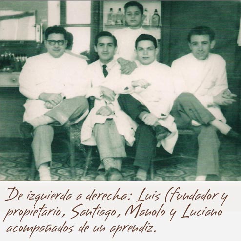 Luis, Santiago, Manolo y Luciano